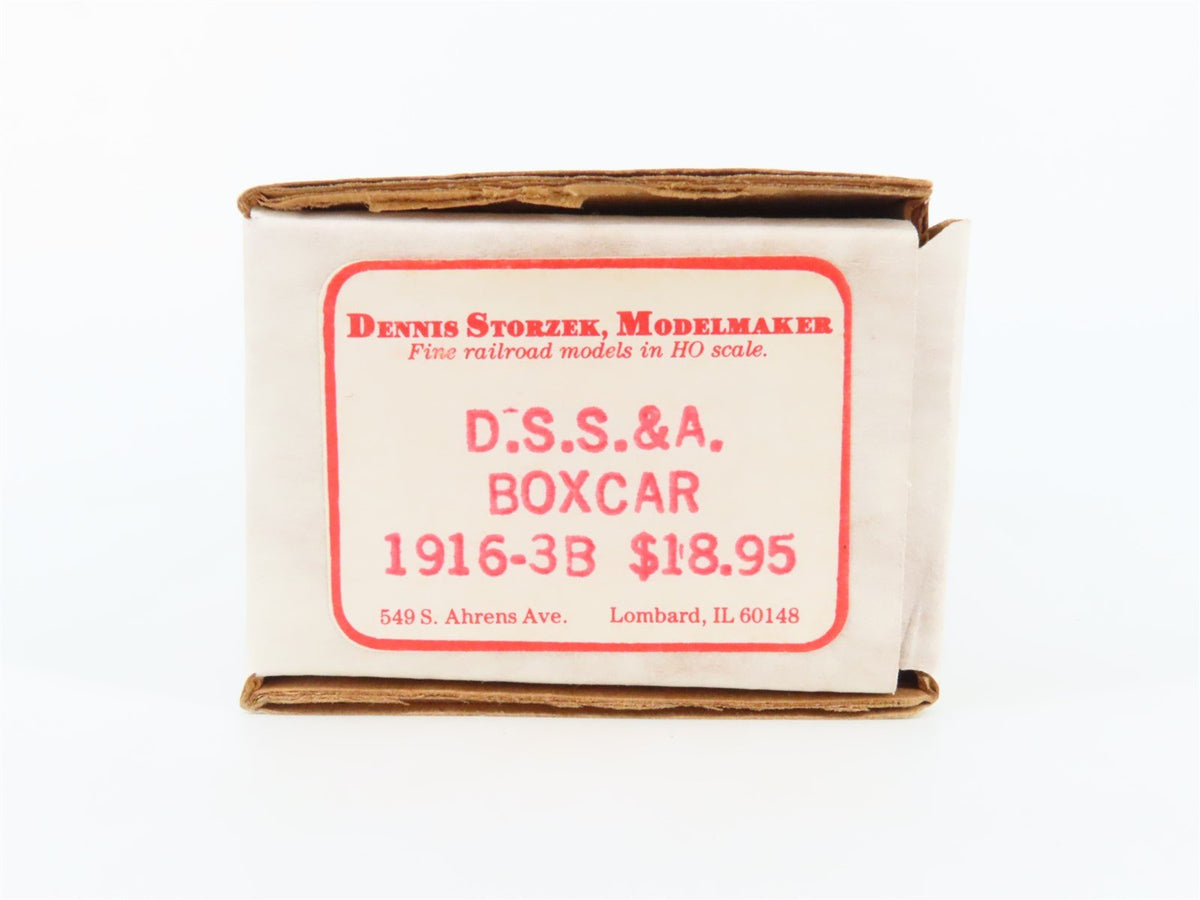 HO Scale Dennis Storzek Modelmaker Kit 1916-3B DSS&amp;A South Shore Box Car