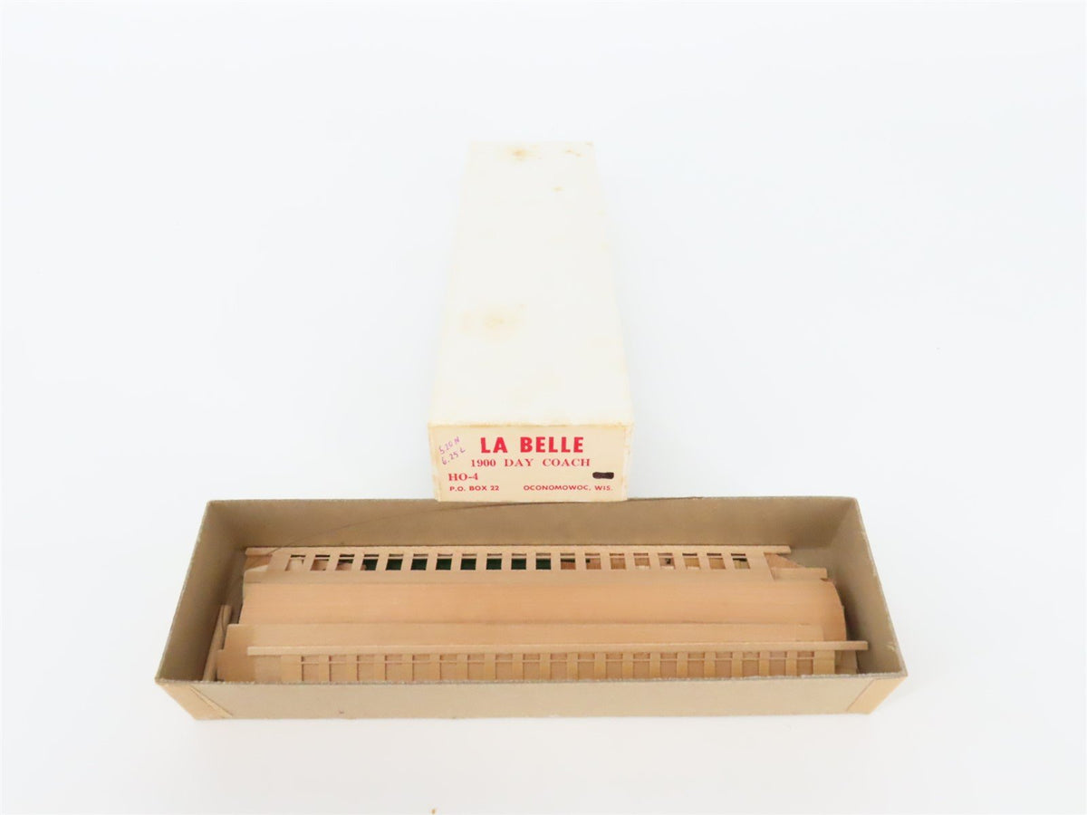 HO Scale LaBelle Kit HO-4 1900 Closed Vestibule Day Coach Passenger Car