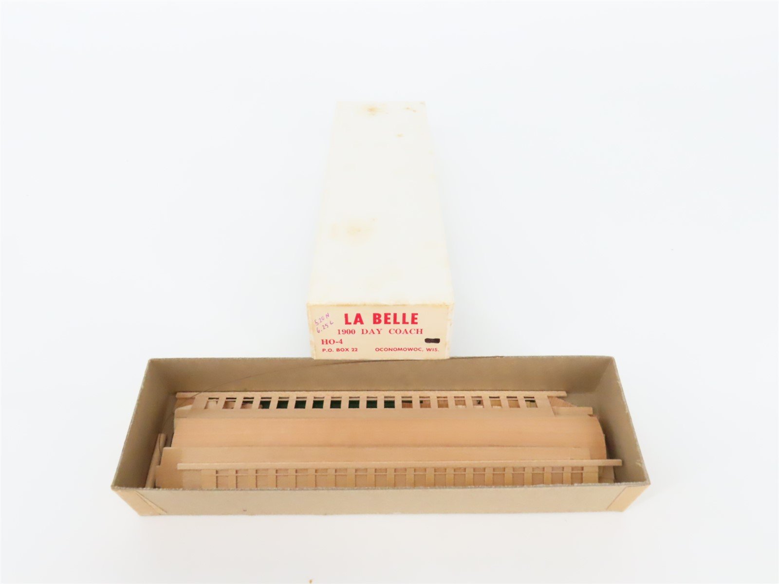 HO Scale LaBelle Kit HO-4 1900 Closed Vestibule Day Coach Passenger Car