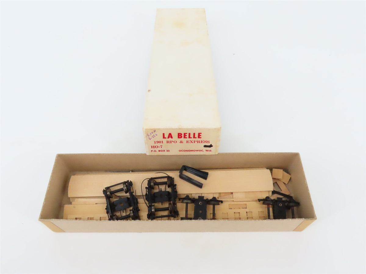 HO Scale LaBelle Kit HO-7 Early 1900 RPO &amp; Express Passenger Car