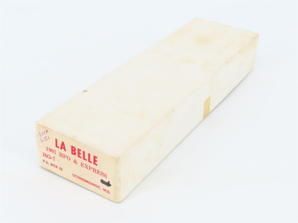 HO Scale LaBelle Kit HO-7 Early 1900 RPO &amp; Express Passenger Car