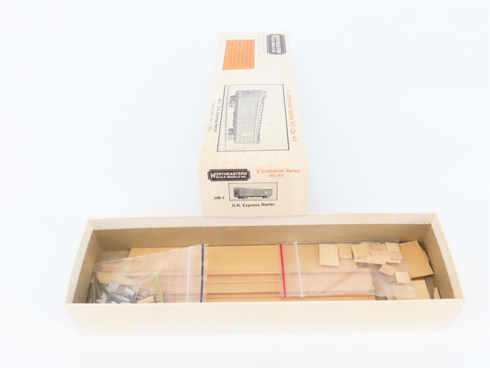 HO Scale Northeastern Scale Models Kit HR-1 GN Great Northern Express Reefer