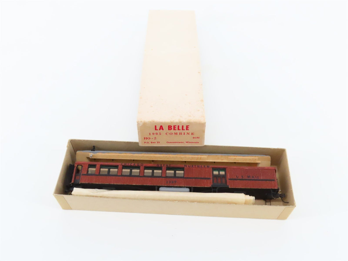 HO LaBelle Kit HO-2 1905 Chicago Great Northern Combine Passenger #2389 - Custom