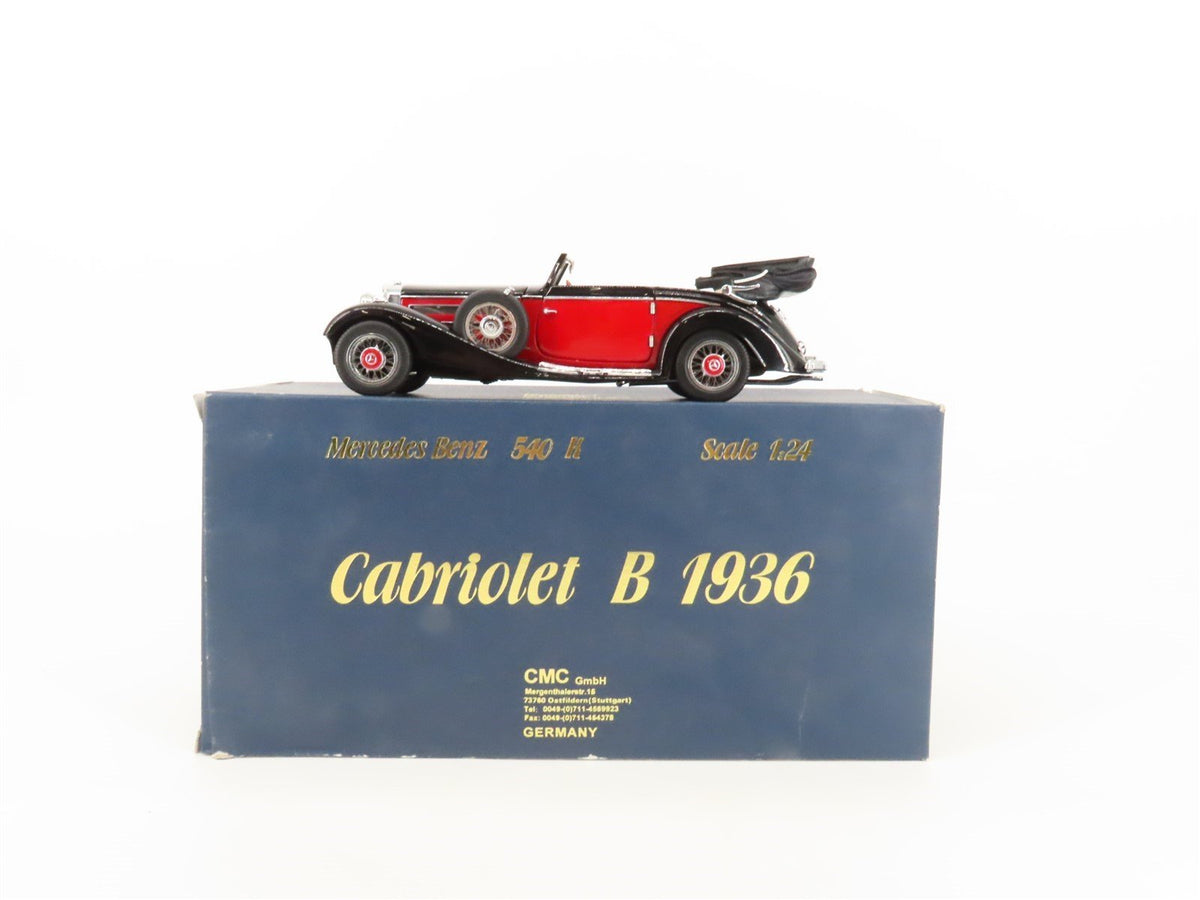 1:24 Scale CMC Die-Cast 1936 Mercedes Benz 540 K Cabriolet B