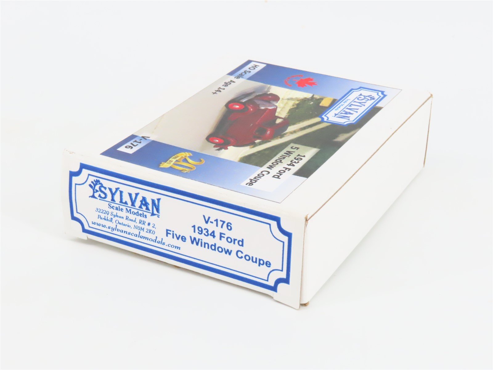 HO 1/87 Scale Sylvan Scale Models Kit V-176 Auto 1934 Ford Five Window Coupe