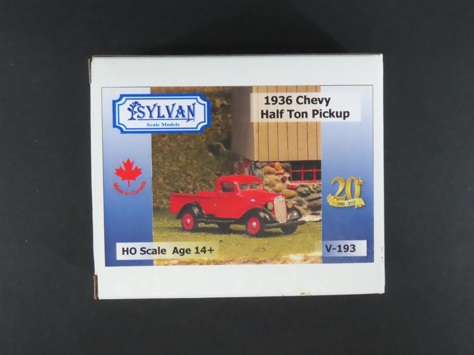 HO 1/87 Scale Sylvan Scale Models Kit V-193 1936 Chevy Half Ton Pickup Truck