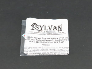 HO Sylvan Scale Models Kit V-100 1937 REA Railway Express Agency Delivery Truck