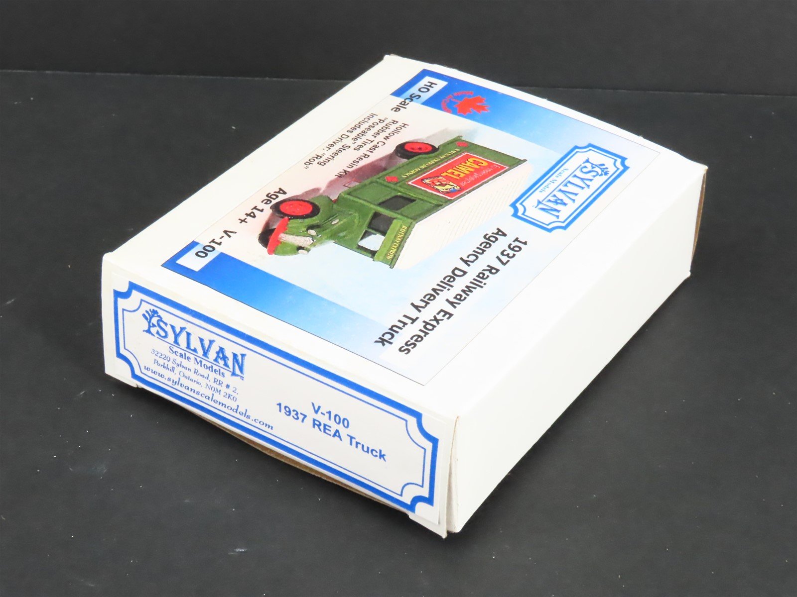 HO Sylvan Scale Models Kit V-100 1937 REA Railway Express Agency Delivery Truck