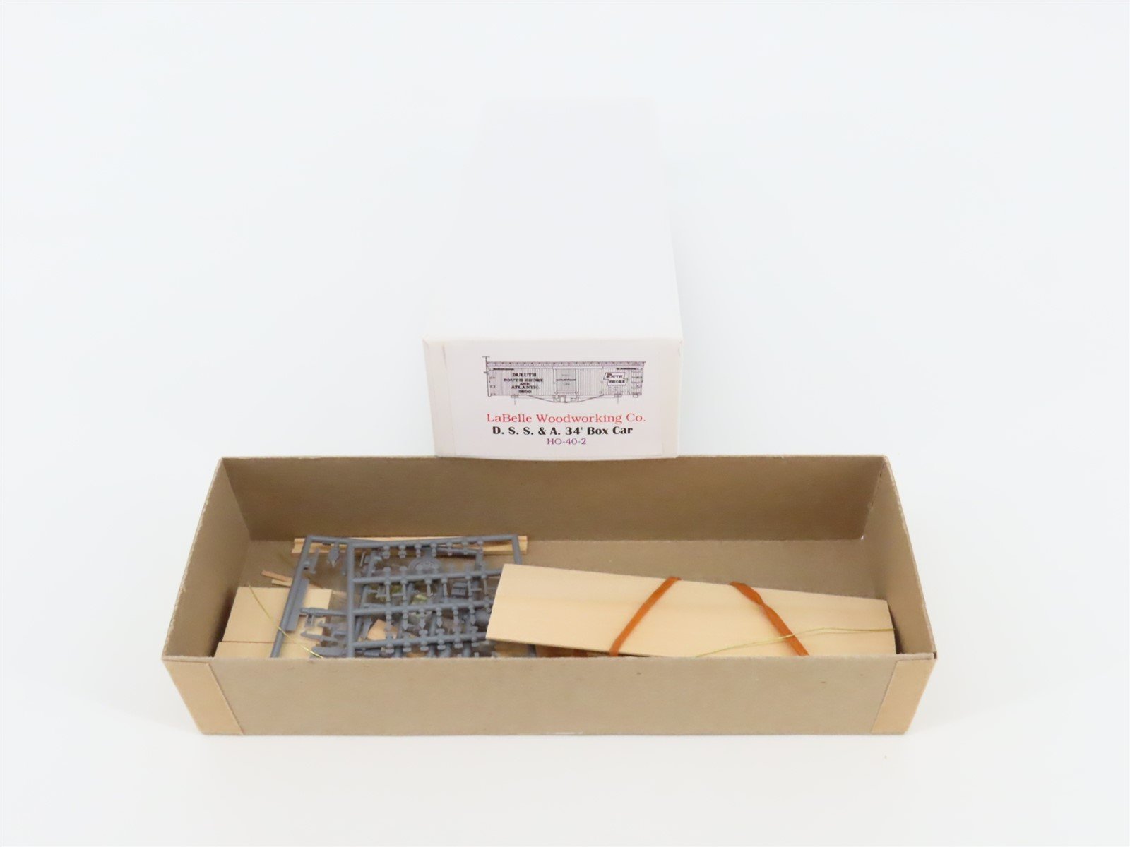 HO Scale LaBelle Woodworking Co. Kit HO-40-2 DSS&A South Shore 34' Box Car