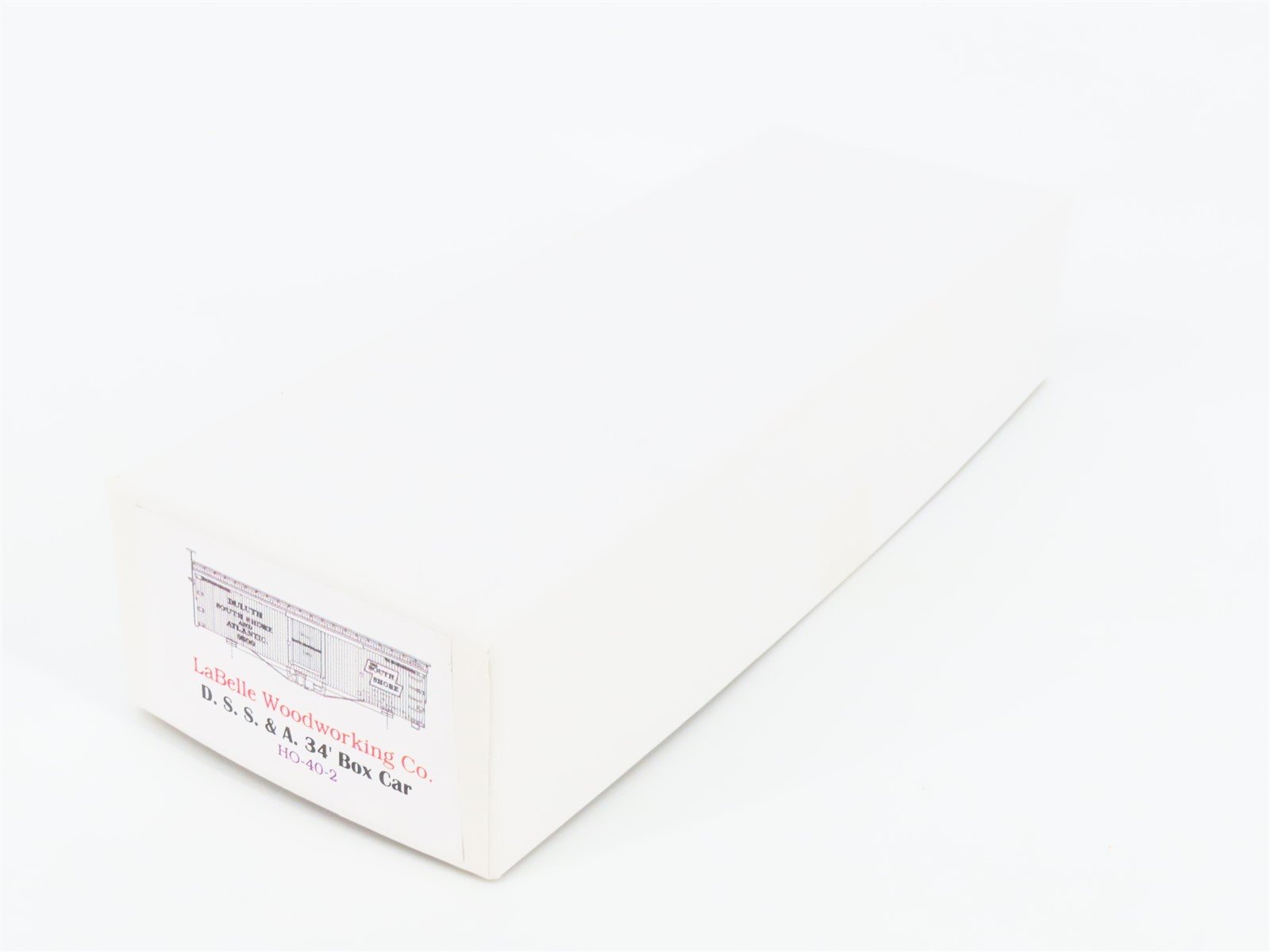 HO Scale LaBelle Woodworking Co. Kit HO-40-2 DSS&A South Shore 34' Box Car