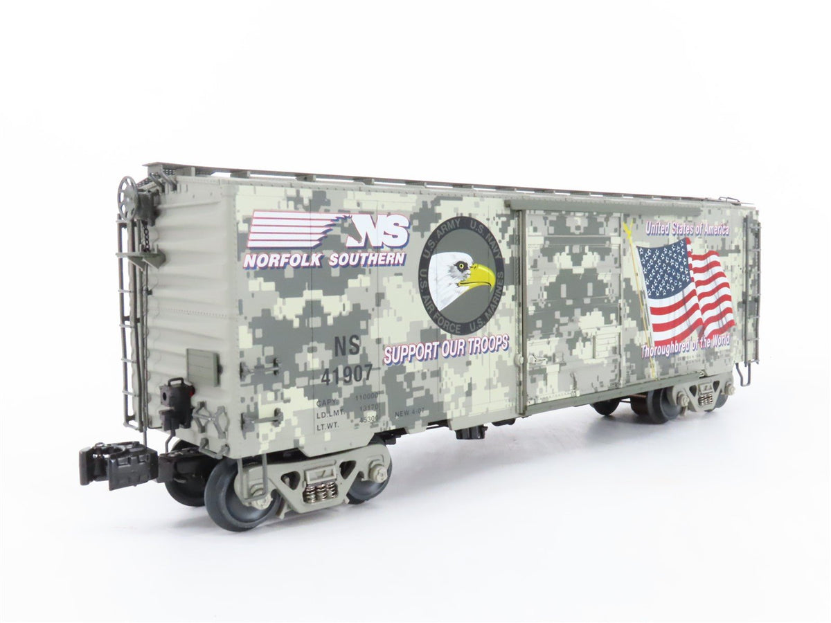 O Gauge 3-Rail Lionel 6-58509 NS Norfolk Southern Lighted Flag PS-1 Boxcar 2013