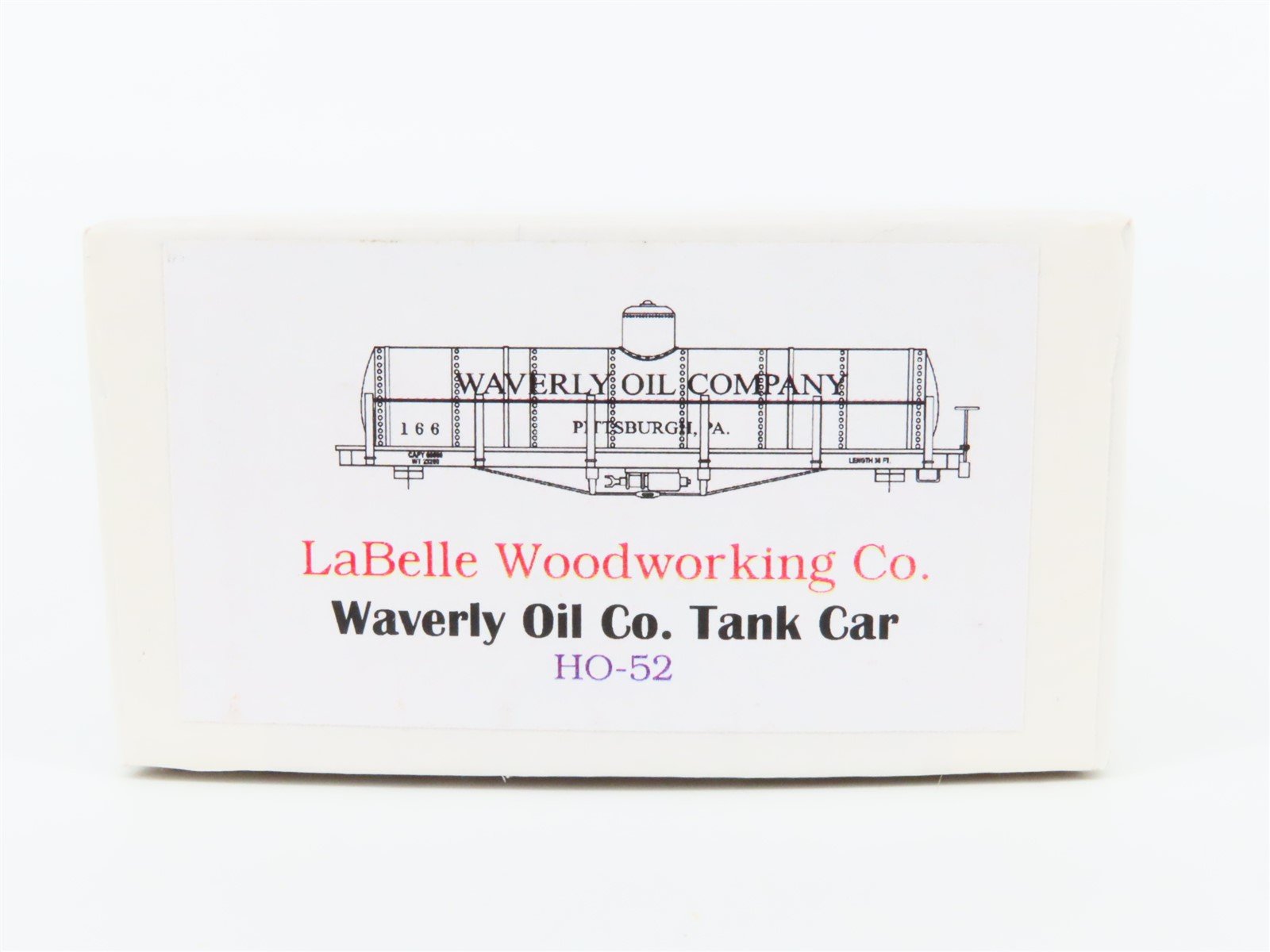 HO Scale LaBelle Kit HO-52 Waverly Oil Co. Single Dome Tank Car - SEALED