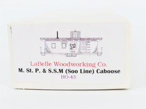 HO Scale LaBelle Craftsman Kit HO-43 MStP&SSM SOO Line Caboose - SEALED