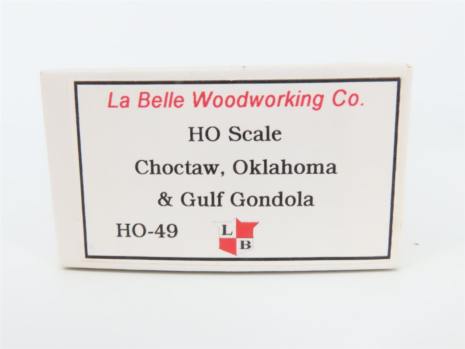 HO Scale LaBelle Kit HO-49 CO&G Choctaw, Oklahoma & Gulf Wood Gondola