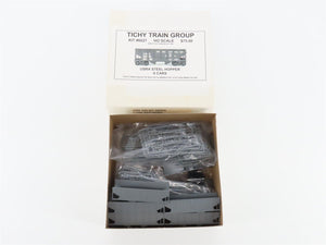HO Scale Tichy Train Group Kit 6027 Undecorated 2-Bay Open Hopper 6-Pack