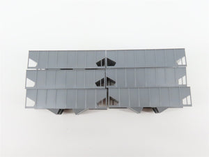 HO Scale Tichy Train Group Kit 6027 Undecorated 2-Bay Open Hopper 6-Pack