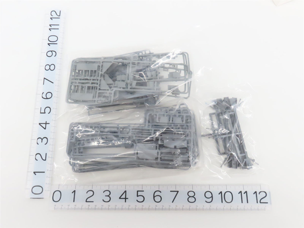 HO Scale Tichy Train Group Kit 6027 Undecorated 2-Bay Open Hopper 6-Pack