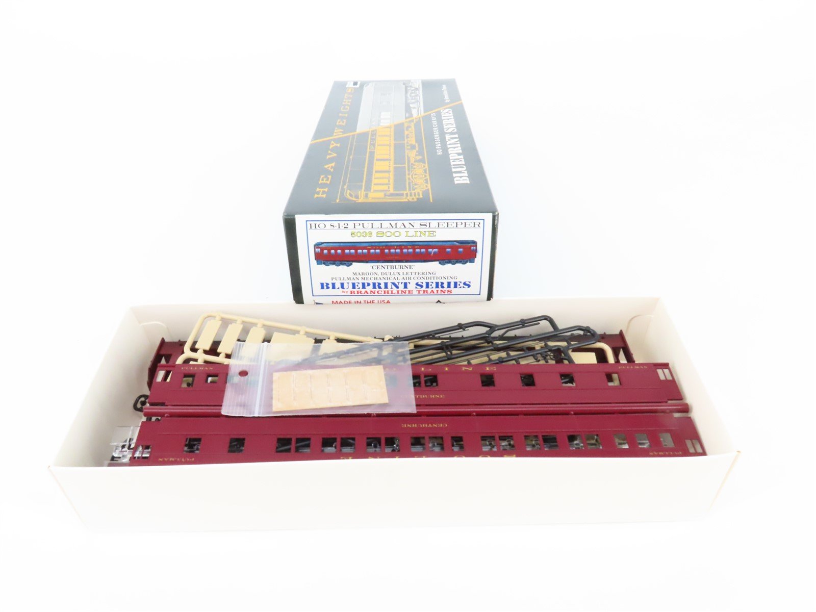 HO Branchline Blueprint Kit 5036 SOO Line 8-1-2 Sleeper Passenger "Centburne"