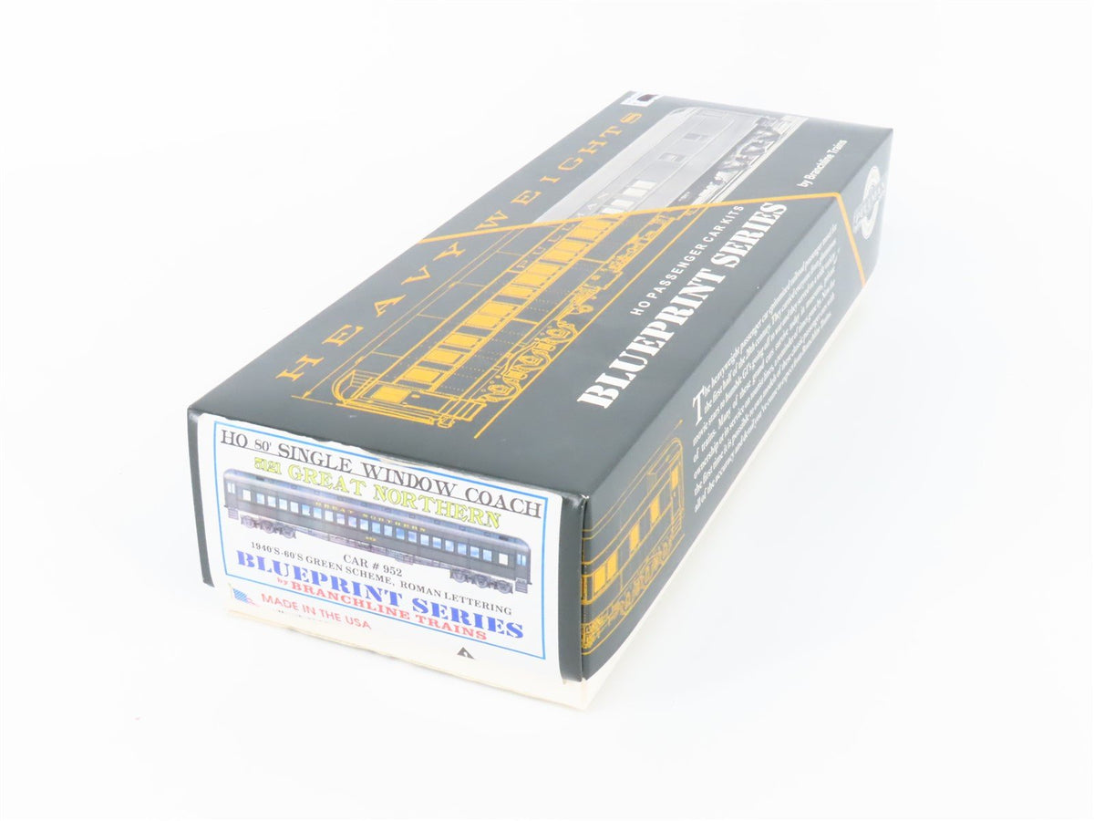 HO Branchline Blueprint Kit 5121 GN Great Northern 80&#39; Coach Passenger #952