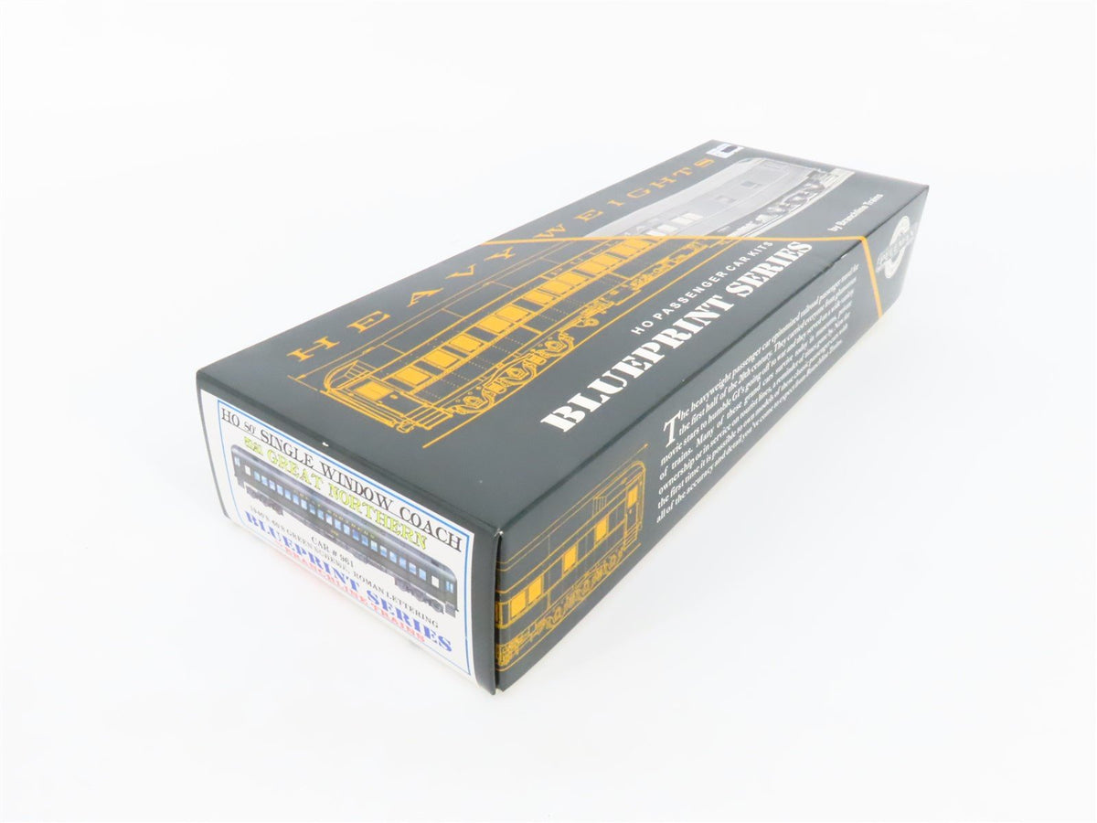 HO Branchline Blueprint Kit 5121 GN Great Northern 80&#39; Coach Passenger #961