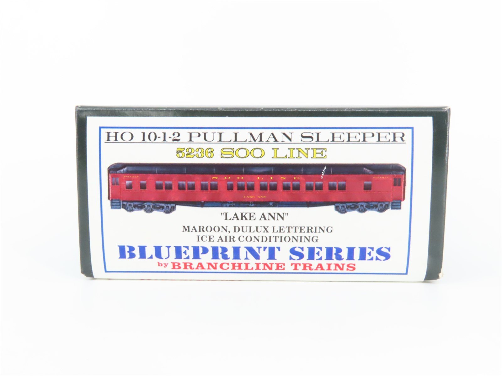 HO Branchline Blueprint Kit 5236 SOO Line 10-1-2 Sleeper Passenger "Lake Ann"
