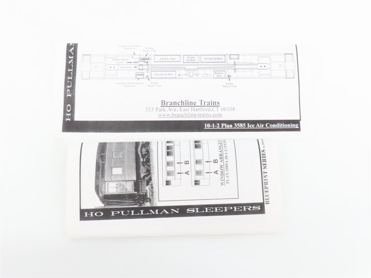 HO Branchline Blueprint Kit 5236 SOO Line 10-1-2 Sleeper Passenger &quot;Lake Ann&quot;