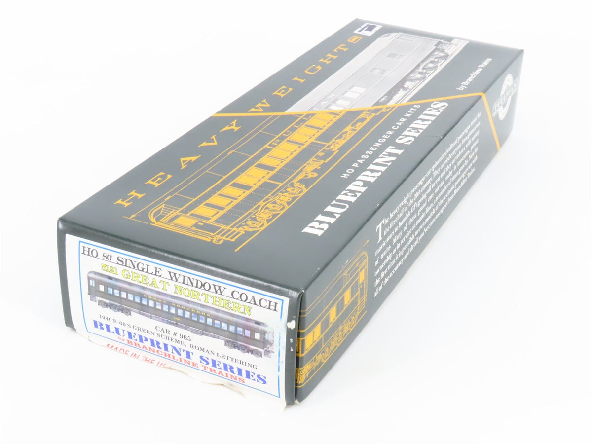 HO Branchline Blueprint Kit 5121 GN Great Northern 80&#39; Coach Passenger #965
