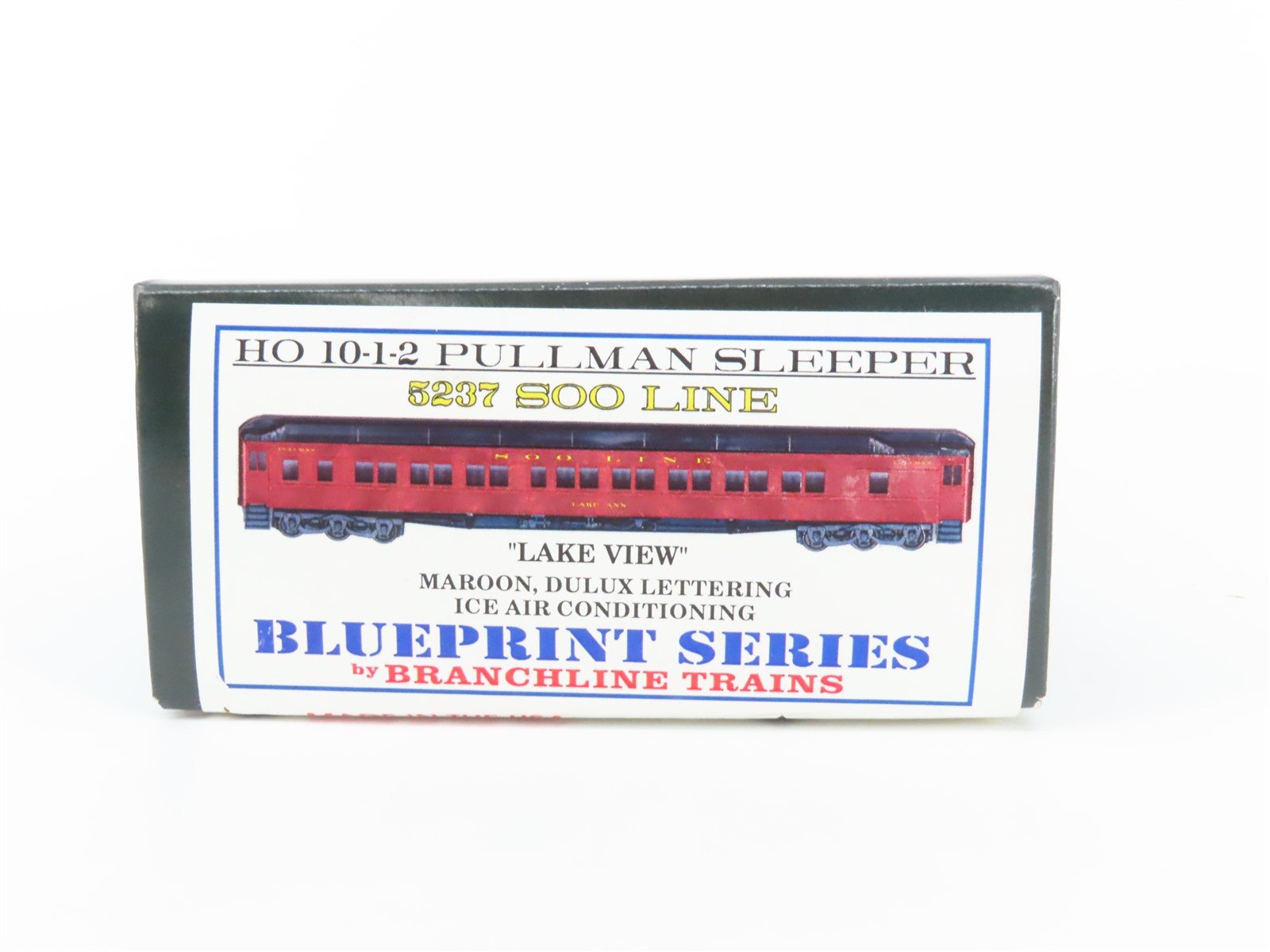HO Branchline Blueprint Kit 5237 SOO Line 10-1-2 Sleeper Passenger "Lake View"