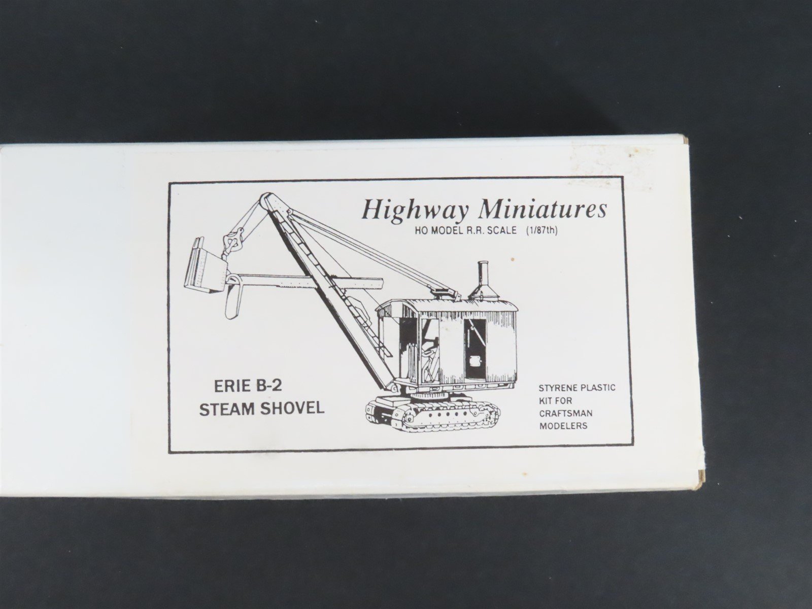 HO 1/87 Scale Jordan Highway Miniatures Kit 303 Erie B-2 Steam Shovel