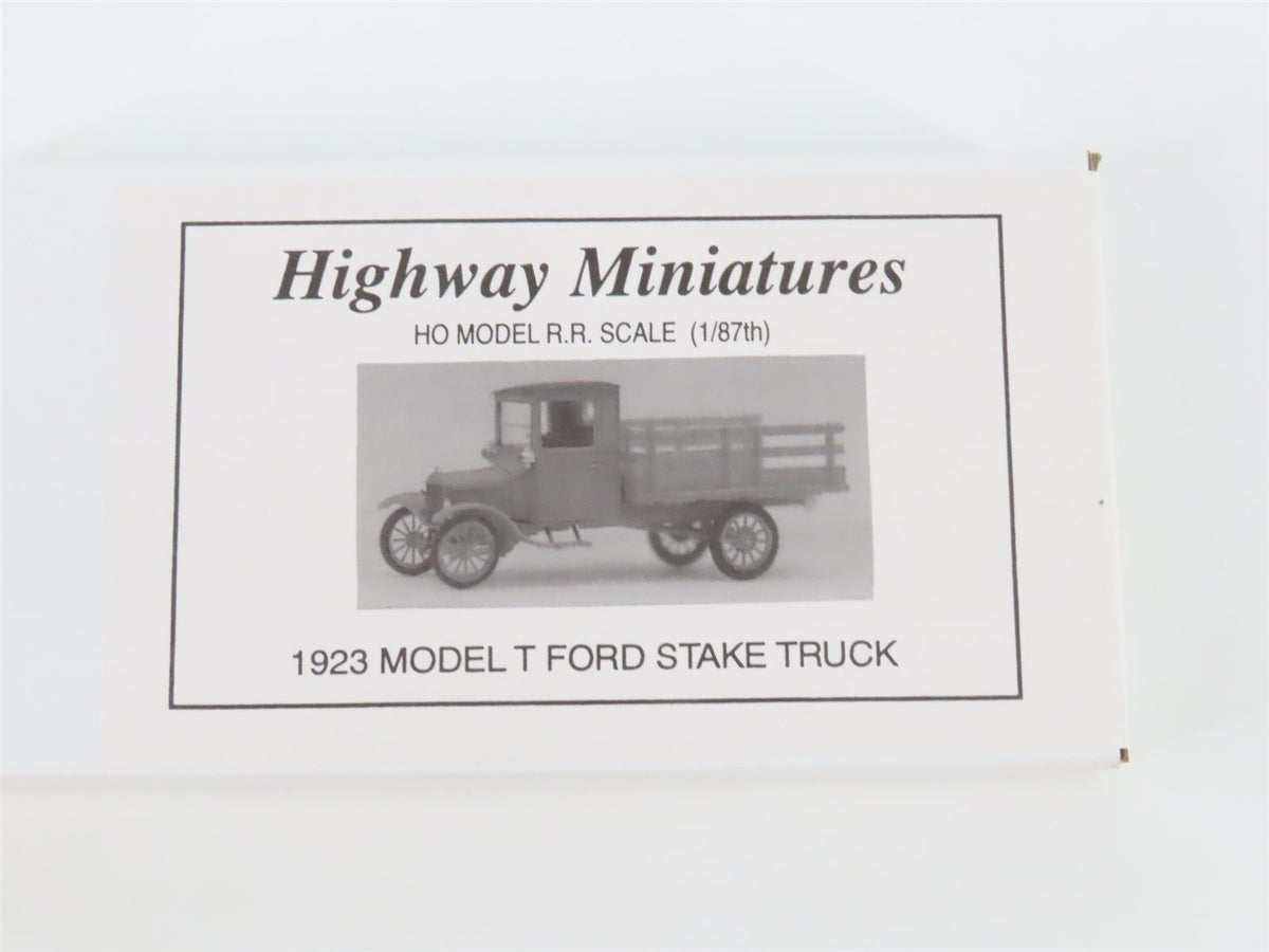 HO Jordan Highway Miniatures Kit 360-238 1923 Model T Ford Stake Truck - SEALED
