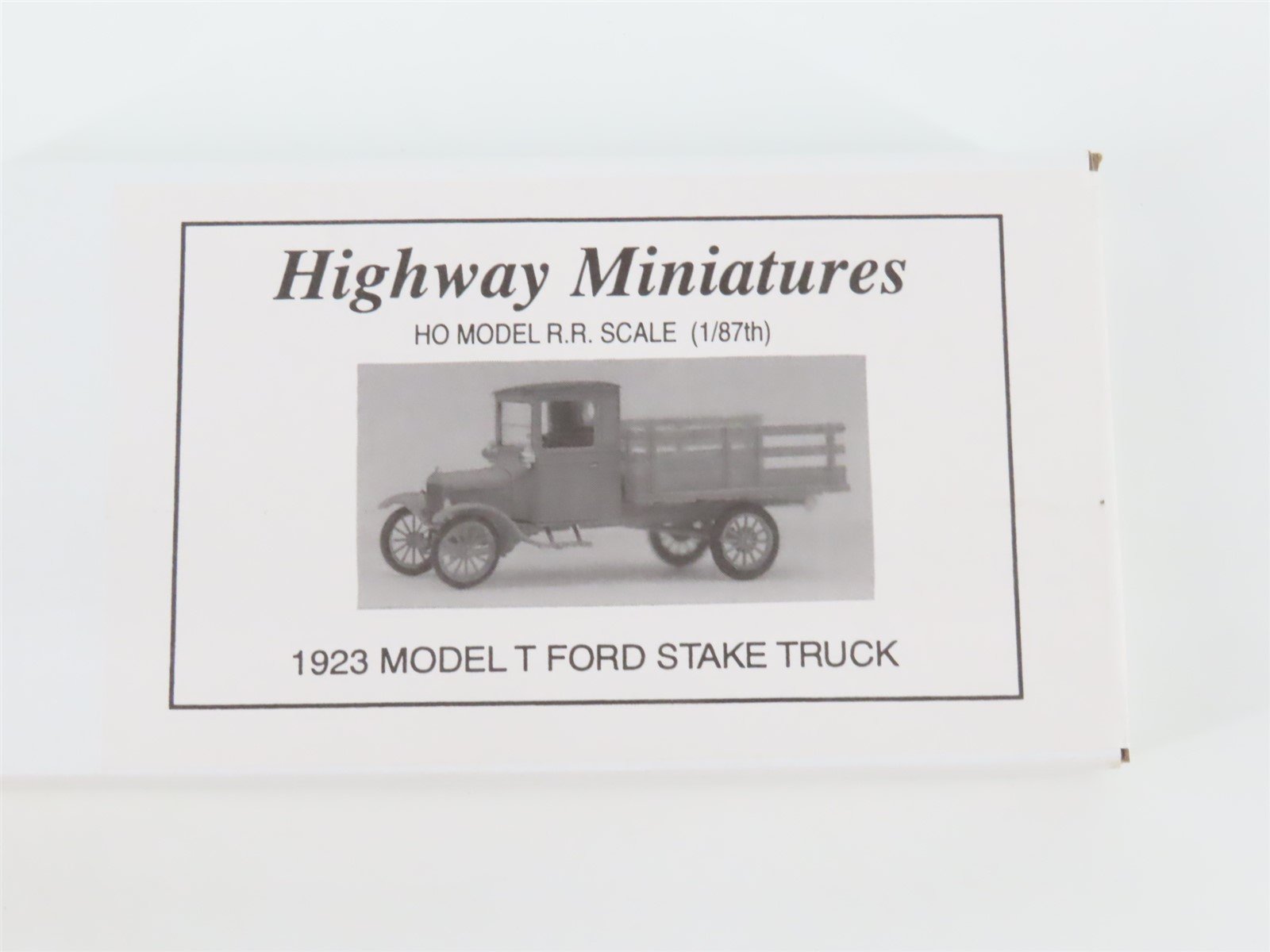 HO Jordan Highway Miniatures Kit 360-238 1923 Model T Ford Stake Truck - SEALED