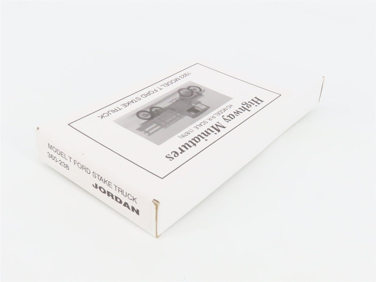 HO Jordan Highway Miniatures Kit 360-238 1923 Model T Ford Stake Truck - SEALED