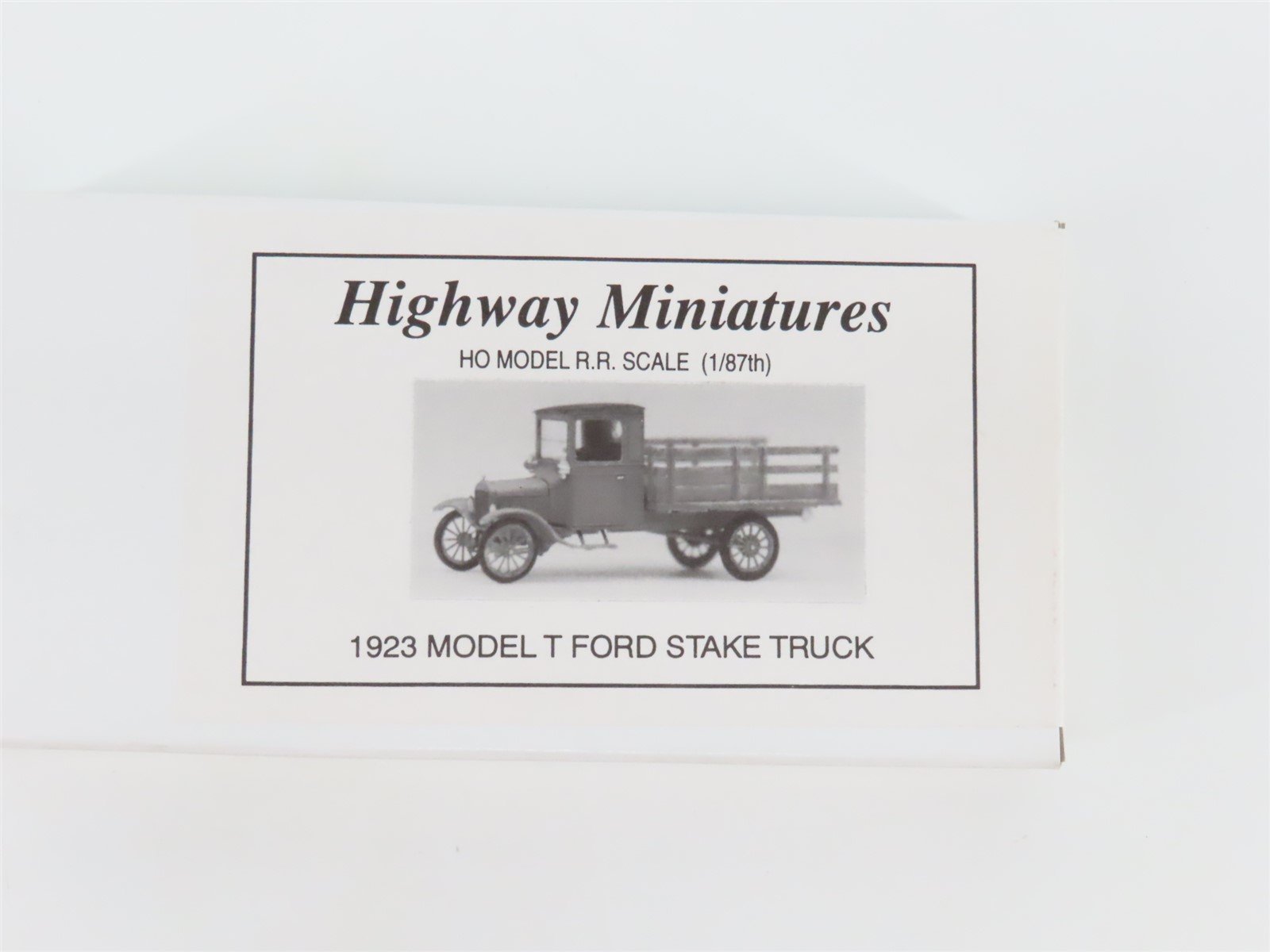 HO Jordan Highway Miniatures Kit 360-238 1923 Model T Ford Stake Truck - SEALED