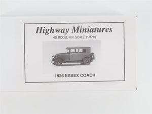 HO Jordan Highway Miniatures Kit 360-222 Automobile 1926 Essex Coach - SEALED