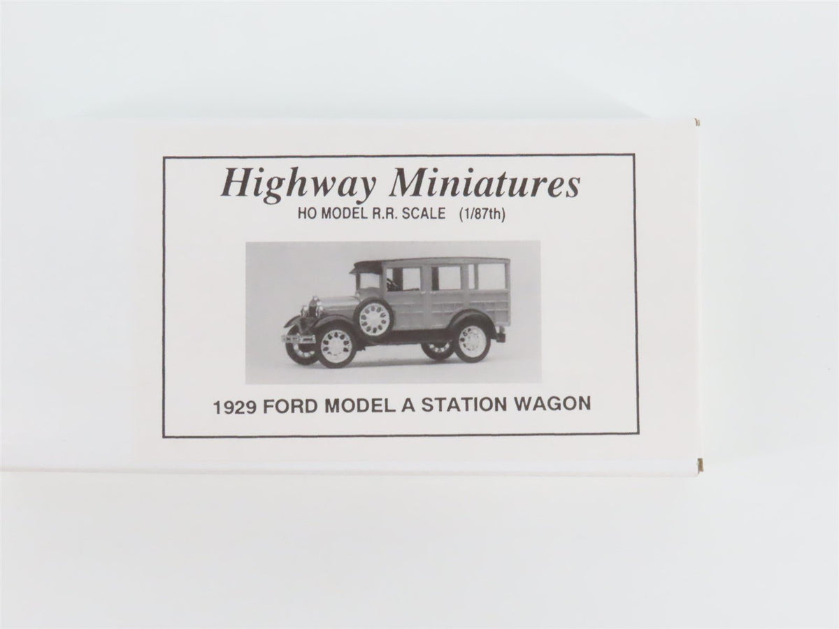 HO Jordan Highway Miniatures Kit 360-217 1929 Ford Model A Station Wagon SEALED
