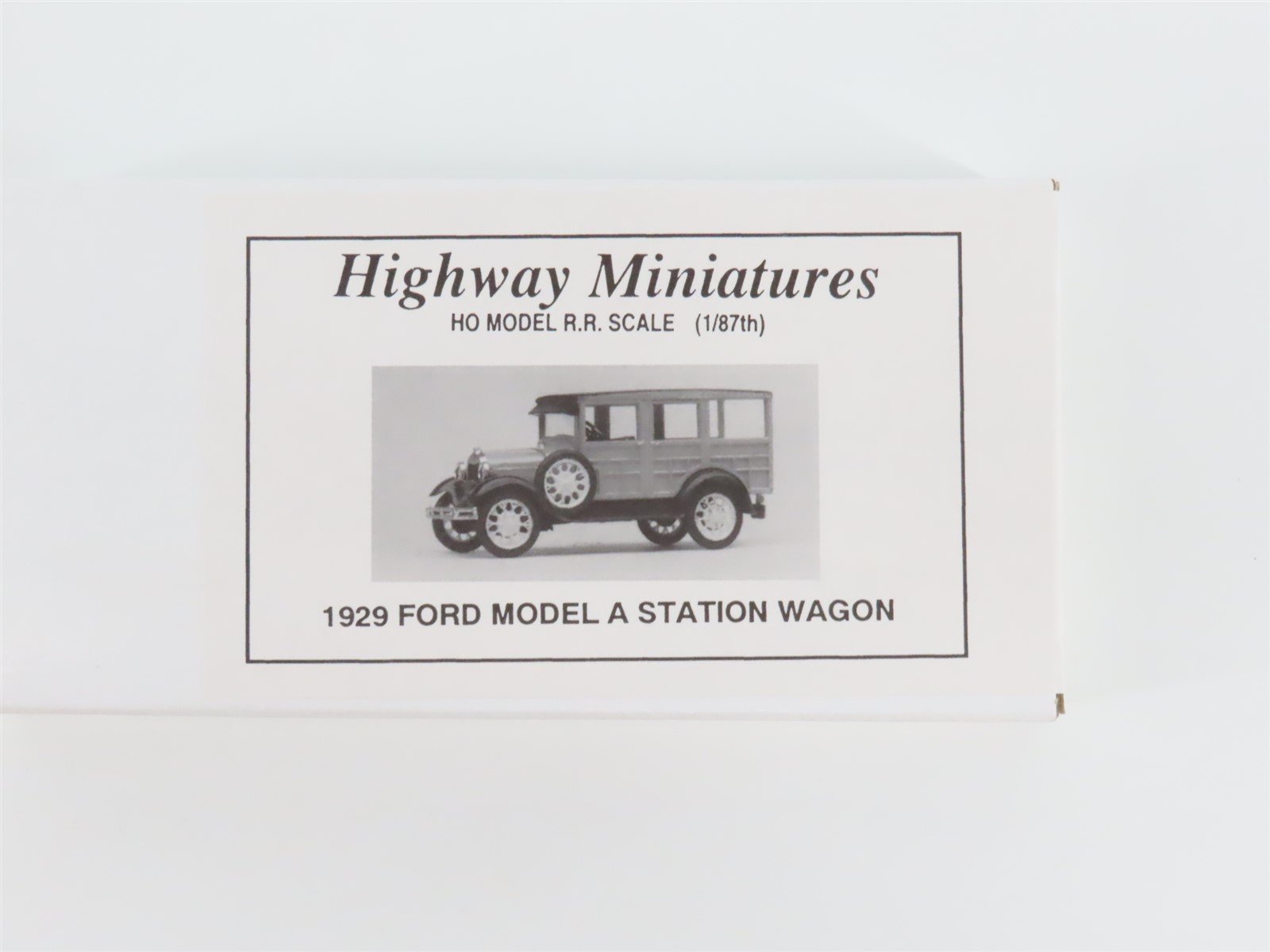 HO Jordan Highway Miniatures Kit 360-217 1929 Ford Model A Station Wagon SEALED