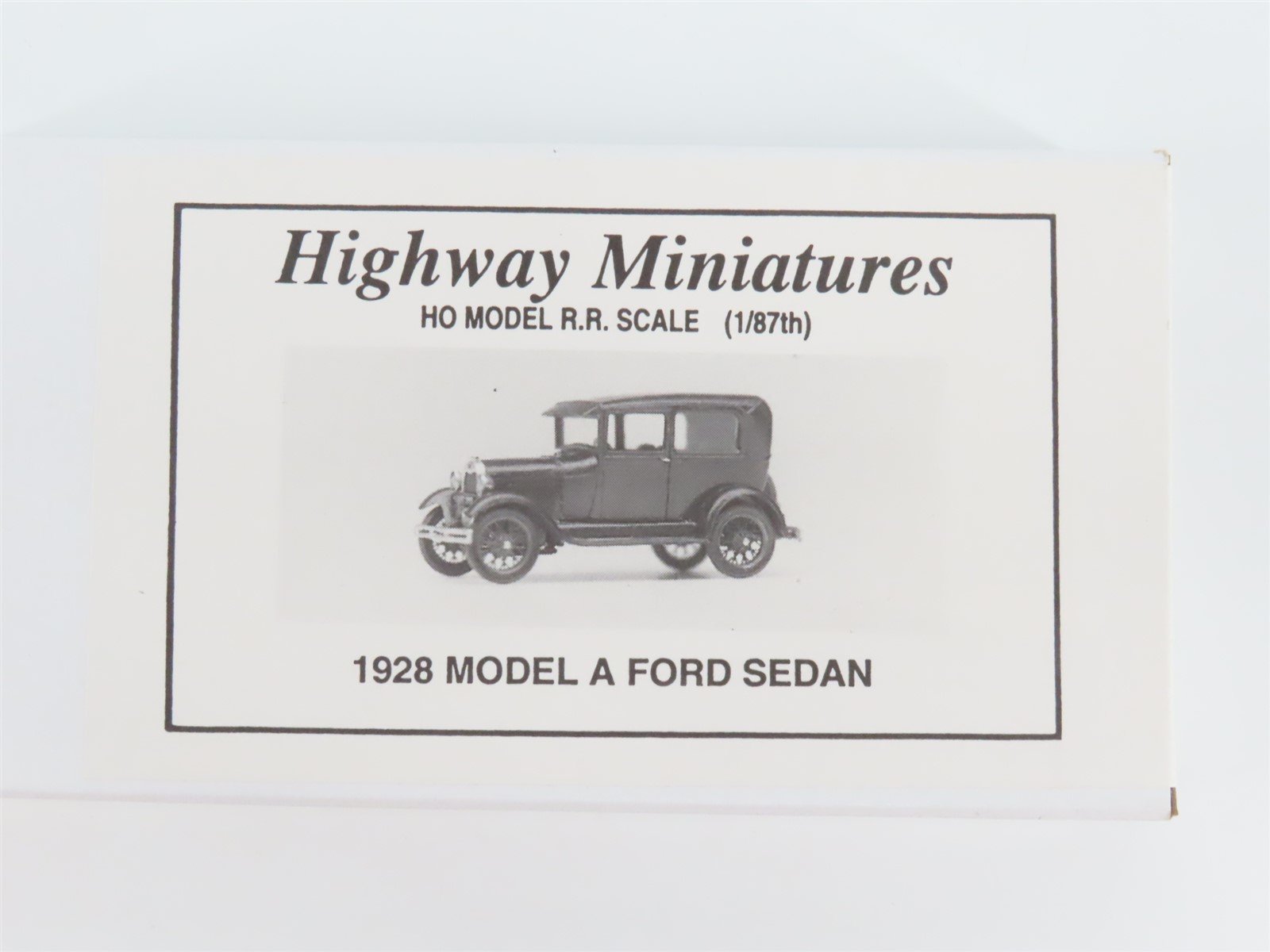 HO Scale Jordan Highway Miniatures Kit 360-236 1928 Model A Ford Sedan