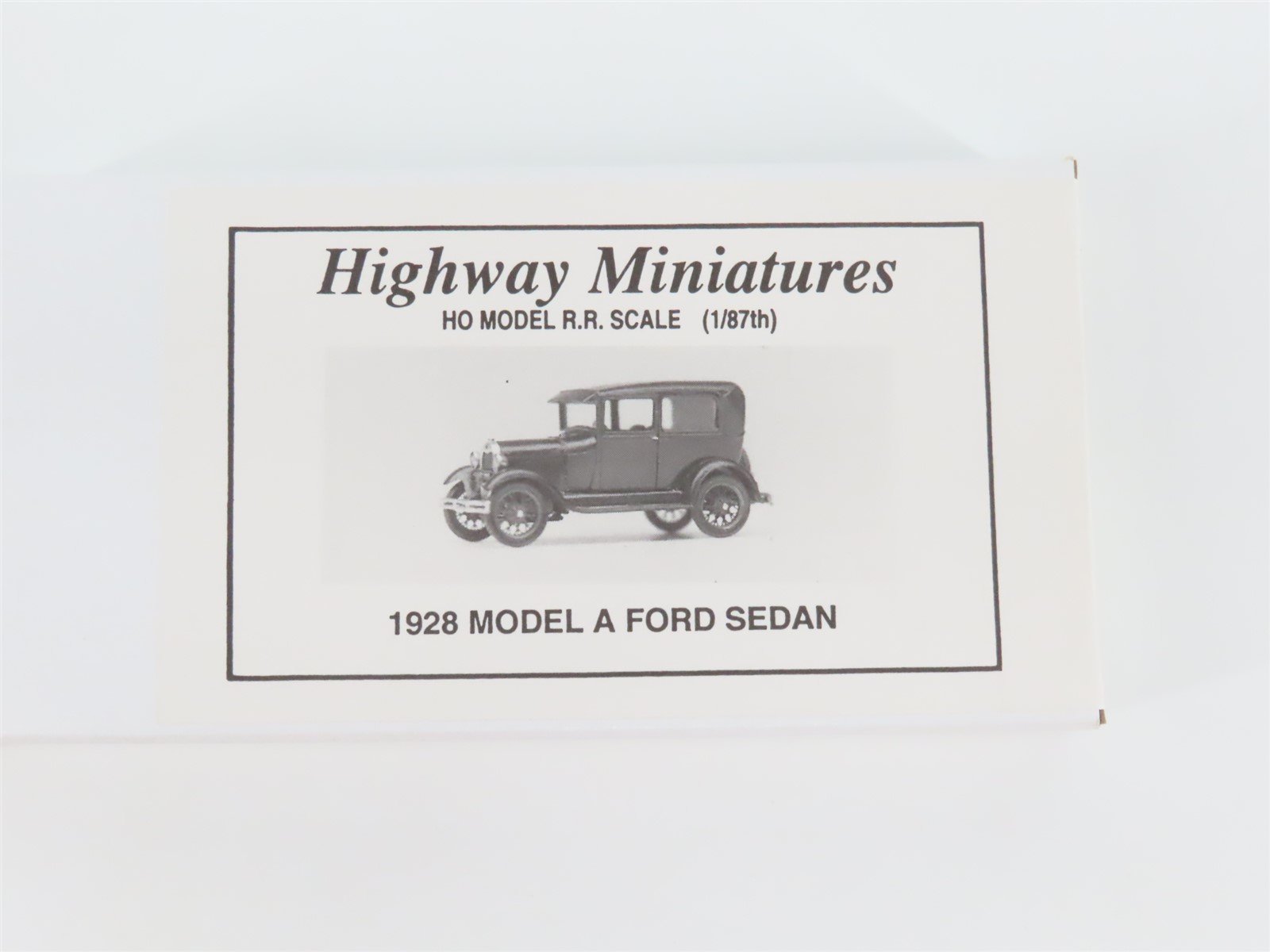 HO Scale Jordan Highway Miniatures Kit 360-236 1928 Model A Ford Sedan - SEALED