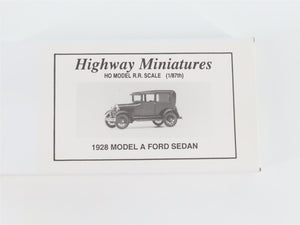 HO Scale Jordan Highway Miniatures Kit 360-236 1928 Model A Ford Sedan - SEALED