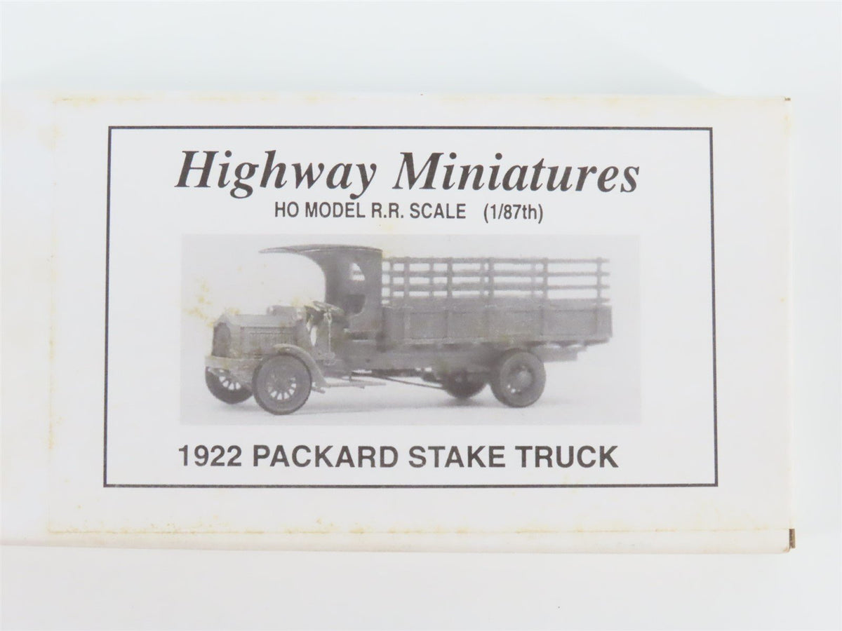 HO Scale Jordan Highway Miniatures Kit 360-231 1922 Packard Stake Truck - SEALED