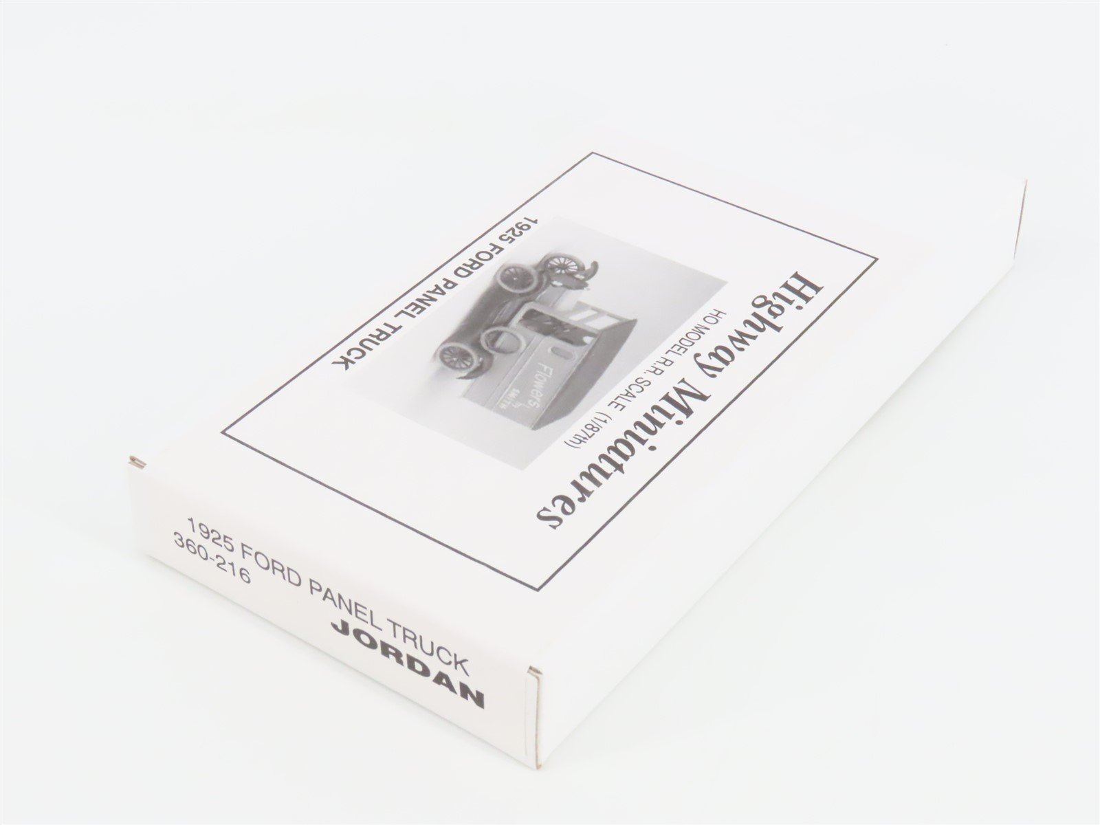 HO Scale Jordan Highway Miniatures Kit 360-216 1925 Ford Panel Truck - SEALED