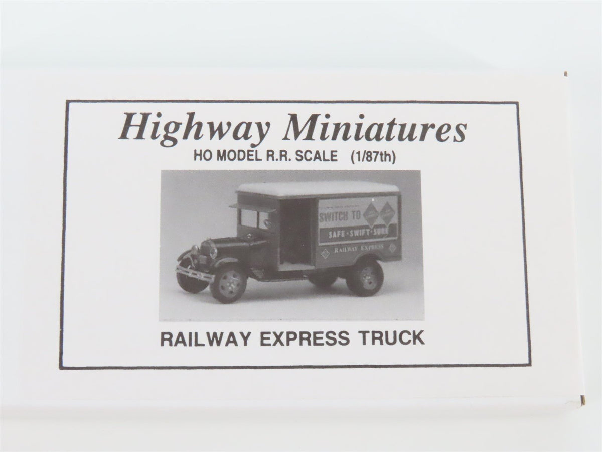 HO Scale Jordan Highway Miniatures Kit 360-214 Railway Express Truck - SEALED