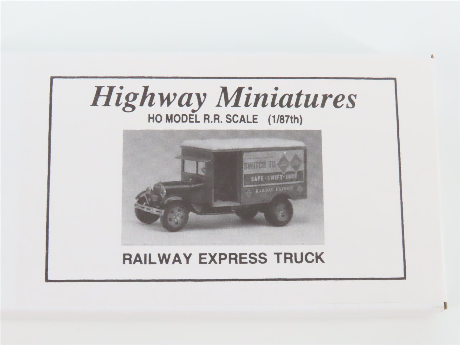 HO Scale Jordan Highway Miniatures Kit 360-214 Railway Express Truck - SEALED