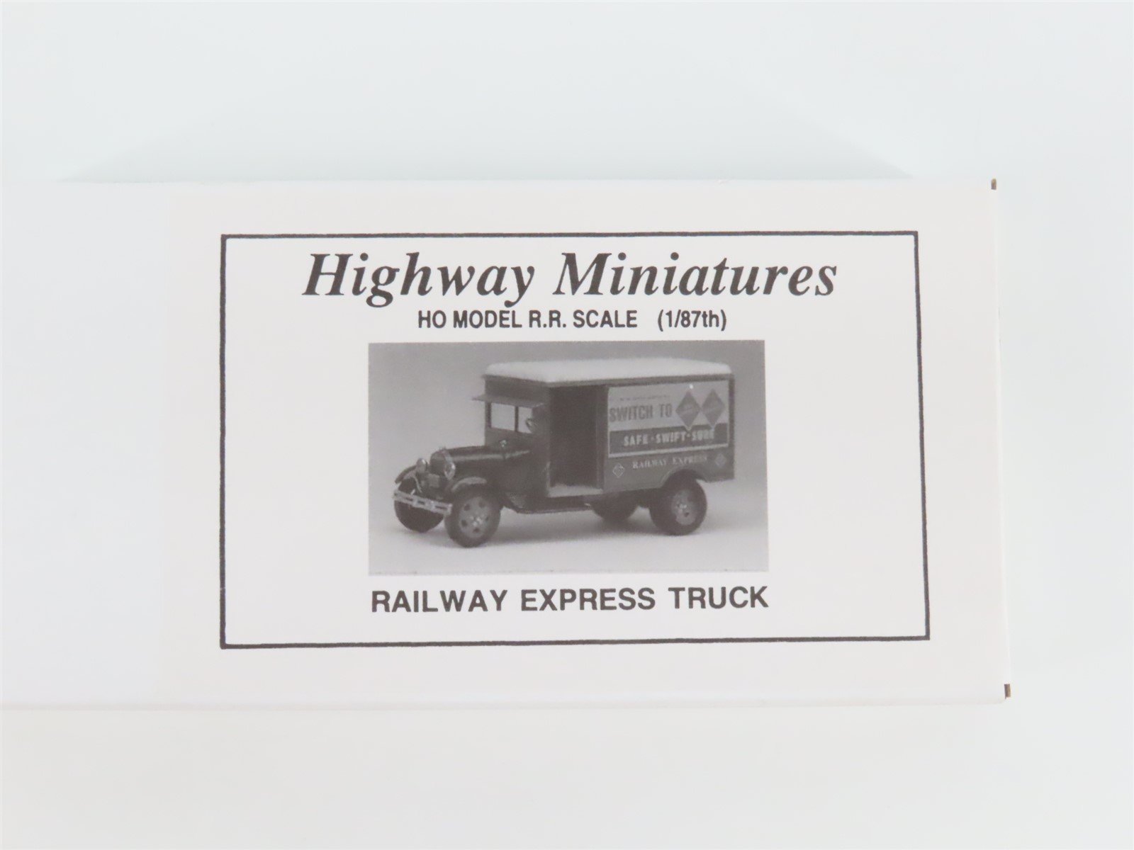 HO Scale Jordan Highway Miniatures Kit 360-214 Railway Express Truck - SEALED