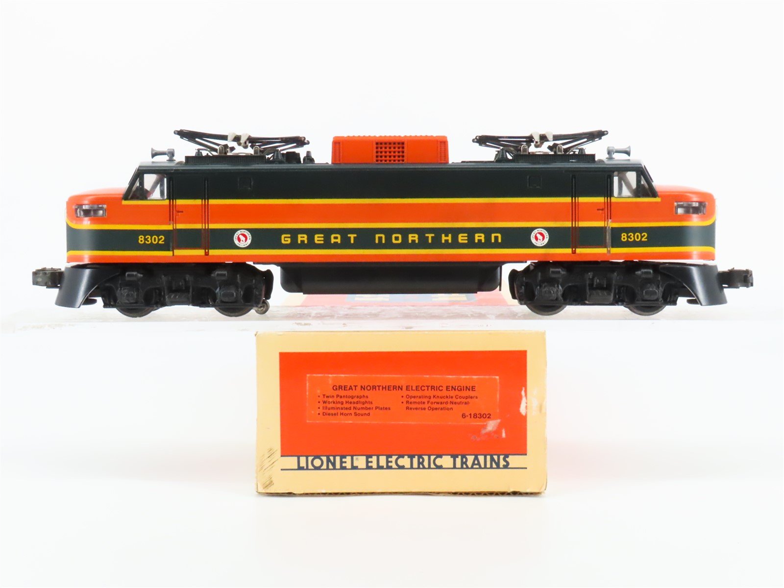 O Gauge 3-Rail Lionel 6-18302 GN Great Northern EP-5 Electric Locomotive #8302