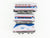 LEC USA Train Series #506623 AMTK Amtrak P42 Diesel Passenger Toy Train Set