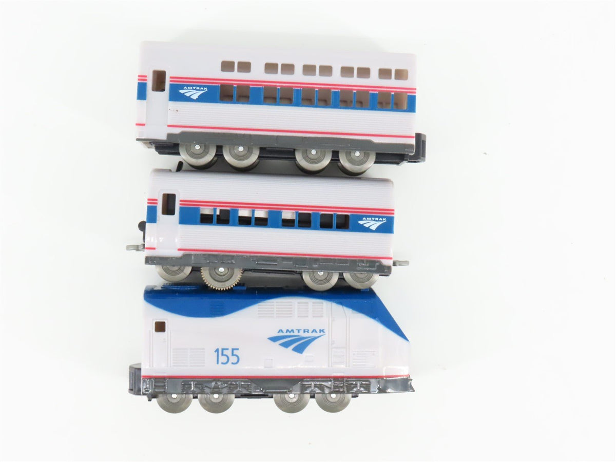 LEC USA Train Series #506623 AMTK Amtrak P42 Diesel Passenger Toy Train Set