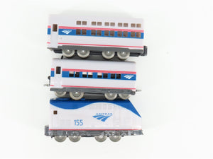 LEC USA Train Series #506623 AMTK Amtrak P42 Diesel Passenger Toy Train Set