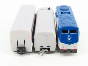 LEC USA Train Series #506623 AMTK Amtrak P42 Diesel Passenger Toy Train Set