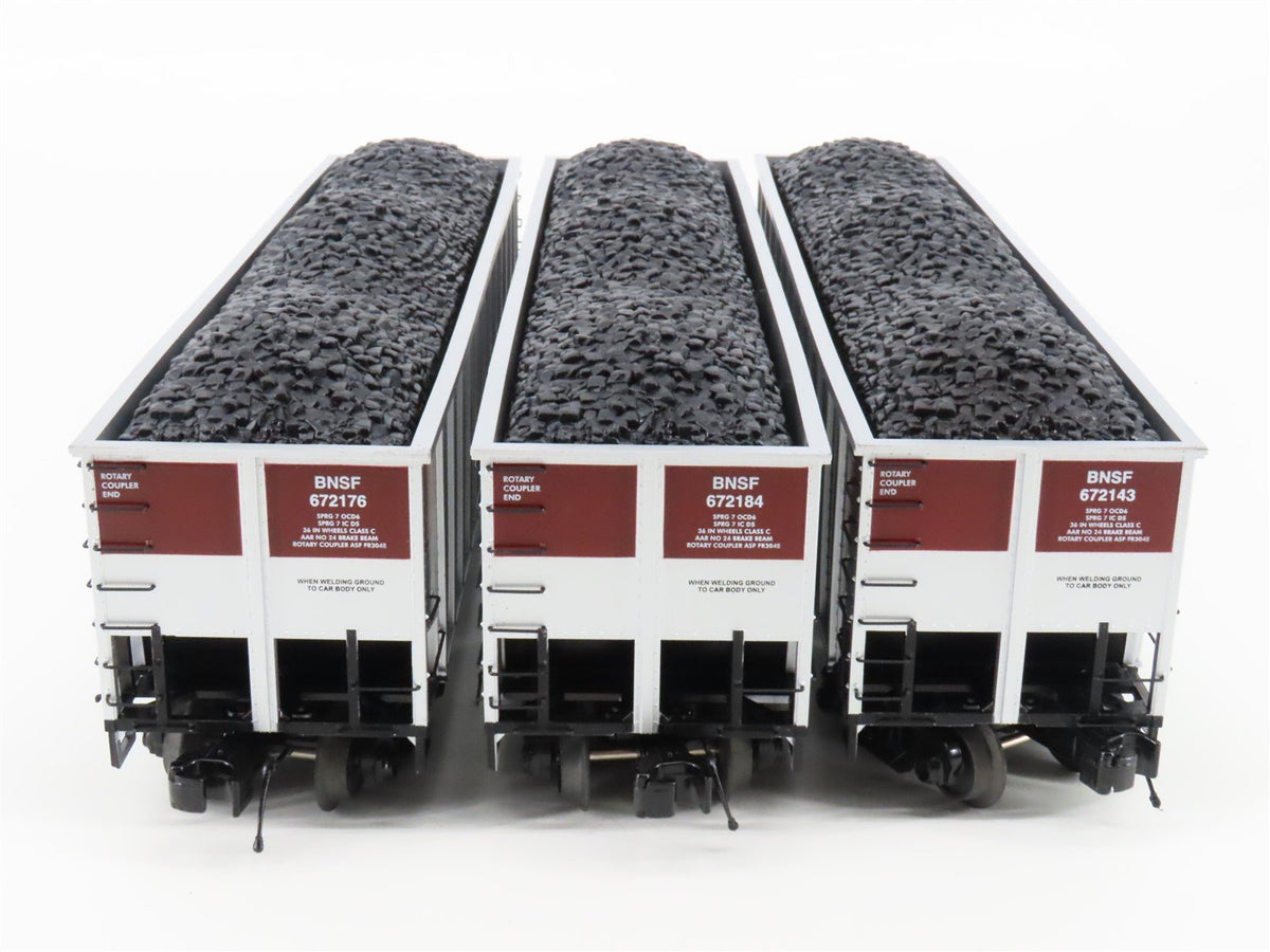 O Gauge 3-Rail MTH 20-90740 BNSF Railway Coalporter Hopper w/ Load 6-Car Set